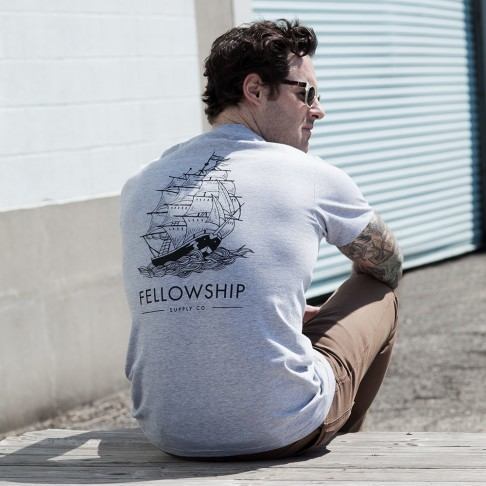 Fellowship Grey Workwear Tee