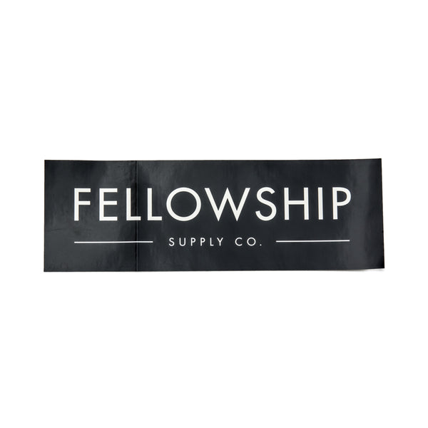 Fellowship Black Logo Sticker (Thumbnail)