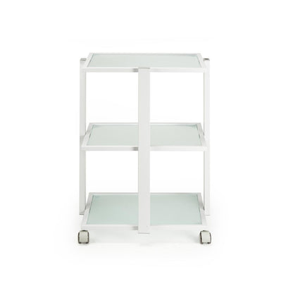 Fellowship Rolling Cart — White