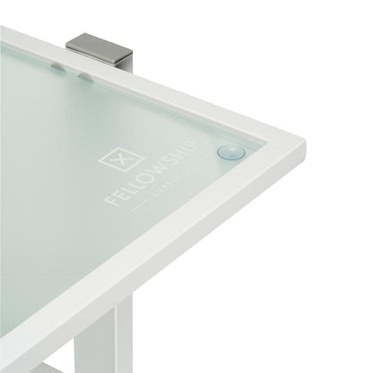 Fellowship Rolling Cart — White