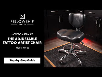 Adjustable Black Tattoo Artist Chair 9942