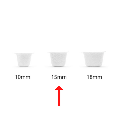 Fellowship Clean Caps — Bag of 200 Biodegradable Ink Cups — 15mm