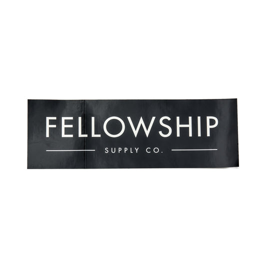 Fellowship Black Logo Sticker (Thumbnail)
