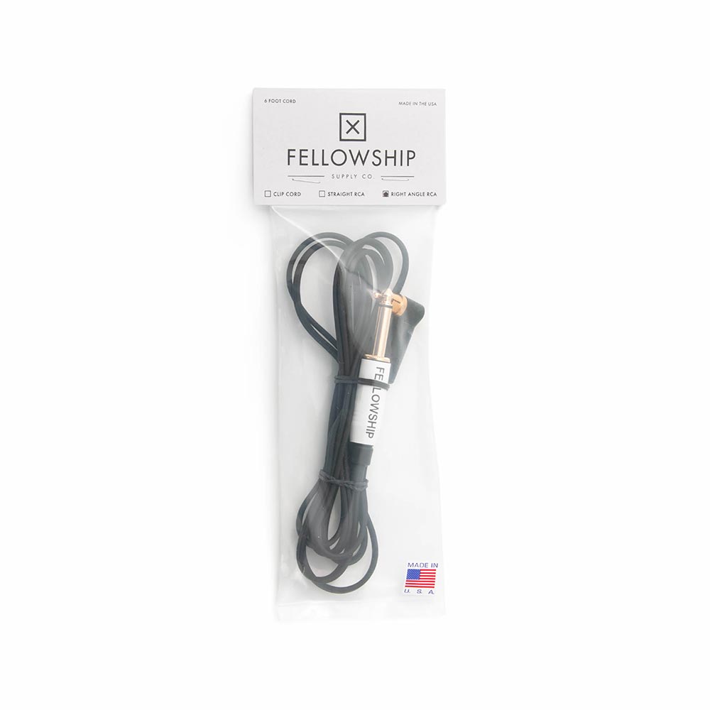 Fellowship Right Angle RCA Cord in Bag